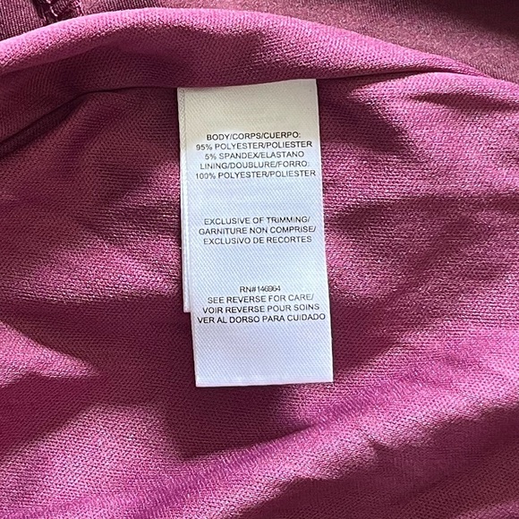 Donna Ricco Fuchsia Belted Midi Dress - Picture 11 of 12